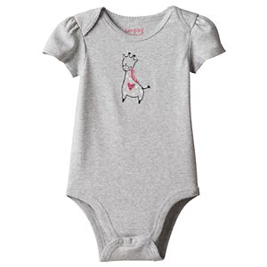Baby Girl Jumping Beans® Embroidered Graphic Bodysuit