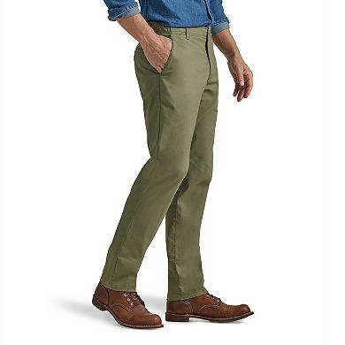 Men's Lee Performance Series Extreme Comfort Khaki Slim-Fit Flat-Front Pants