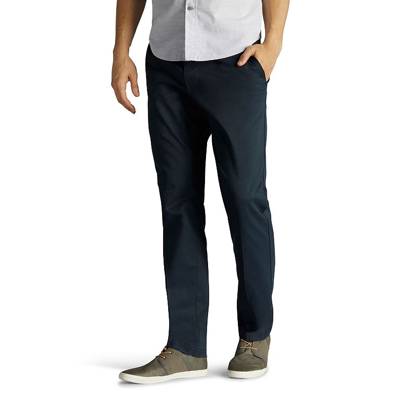 UPC 191056281816 product image for Men's Lee® Performance Series Extreme Comfort Khaki Slim-Fit Flat-Front Pants, S | upcitemdb.com