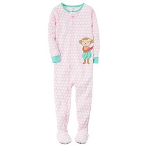 Baby Girl Carter's Footed One-Piece Pajamas