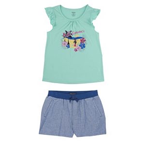 Girls 4-6x French Toast Tee & Shorts Set