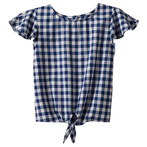 Girls 4-12 SONOMA Goods for Life™ Tie-Front  Top