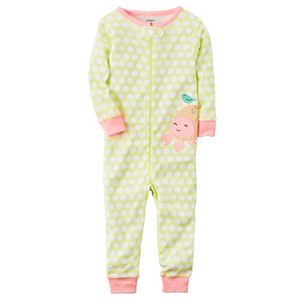 Toddler Girl Carter's Print One-Piece Pajamas