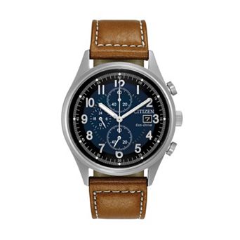 Citizen Eco-Drive Men's Chandler Leather Watch - CA0621-05L