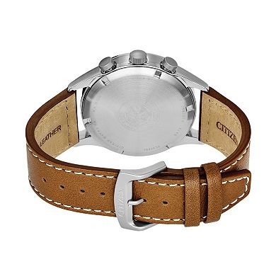 Citizen Eco-Drive Men's Chandler Leather Watch - CA0621-05L