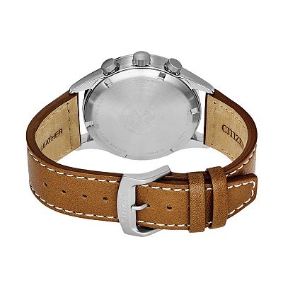 Citizen Eco-Drive Men's Chandler Leather Watch - CA0621-05L