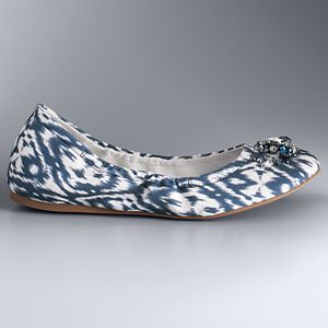 Simply Vera Vera Wang Women's Scrunch Ballet Flats