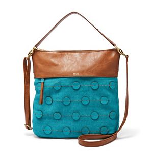 Relic Sophie Blue Polka Dot Convertible Crossbody Bag