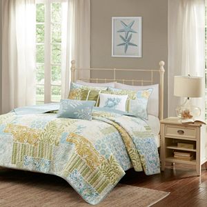 Madison Park 6-piece Stone Harbor Coverlet Set