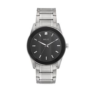 Relic Men's Rylan Diamond Stainless Steel Watch
