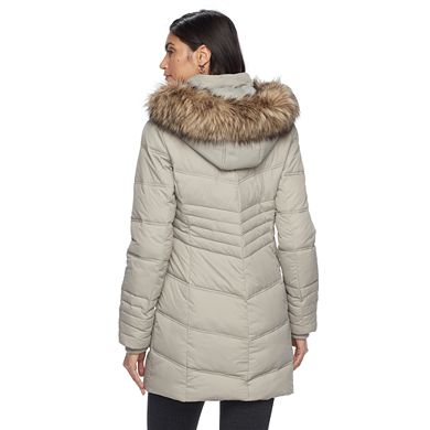 Women's Apt. 9® Hooded Faux-Fur Trim Jacket