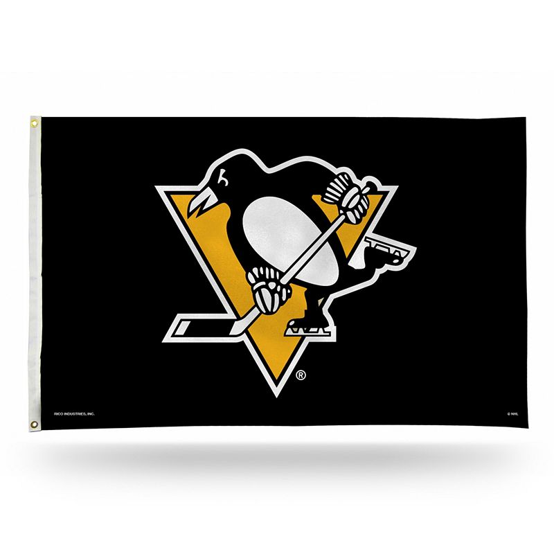 Pittsburgh Penguins Banner Flag, Multicolor