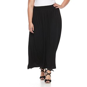 Plus Size Dana Buchman Maxi Skirt