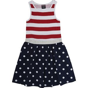 Girls 4-6x French Toast Americana Fit & Flare Dress