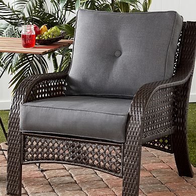 Greendale Home Fashions Outdoor Deep Seat Sunbrella Fabric Cushion Set