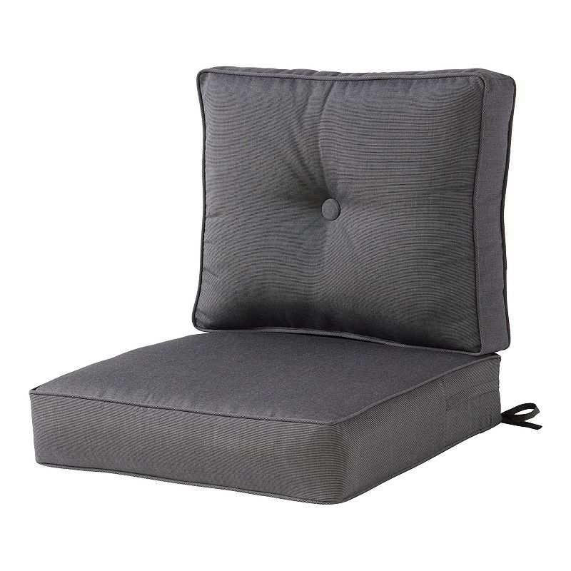 Greendale Home Fashions Outdoor Deep Seat Sunbrella Fabric Cushion Set
