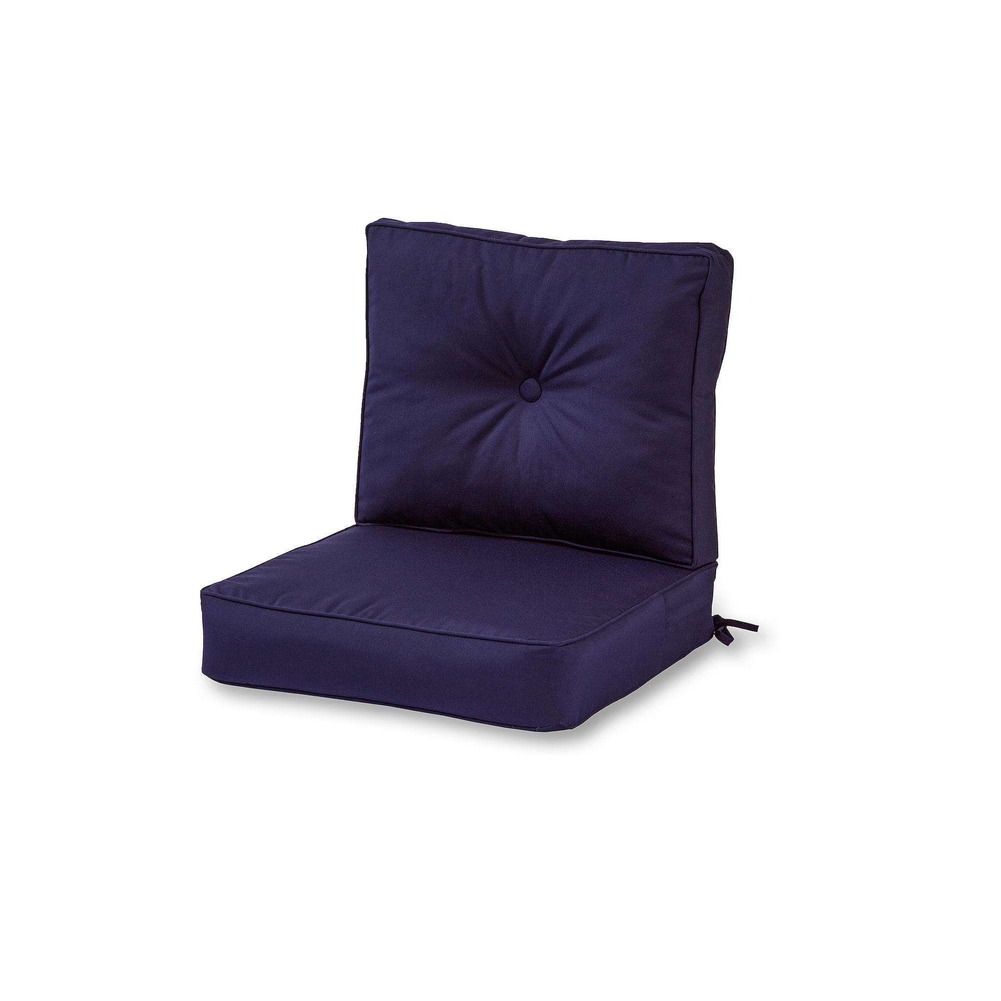 Greendale Home Fashions Outdoor Deep Seat Sunbrella Fabric Cushion Set, Blu