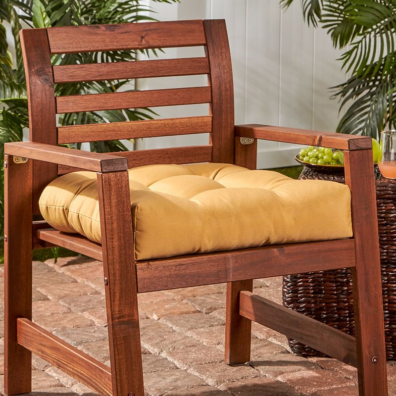 Greendale Home Fashions 20-in. Outdoor Chair Cushion, Wheat