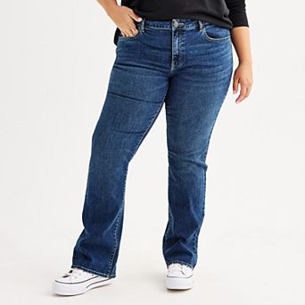 Juniors' Plus Size SO® Low-Rise Bootcut Jeans