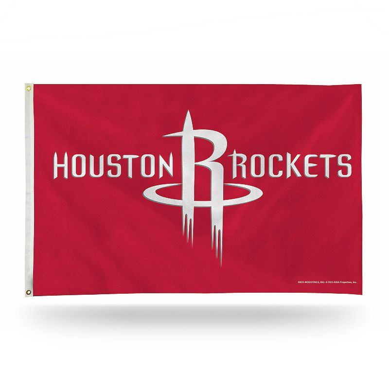 Houston Rockets Banner Flag, Multicolor
