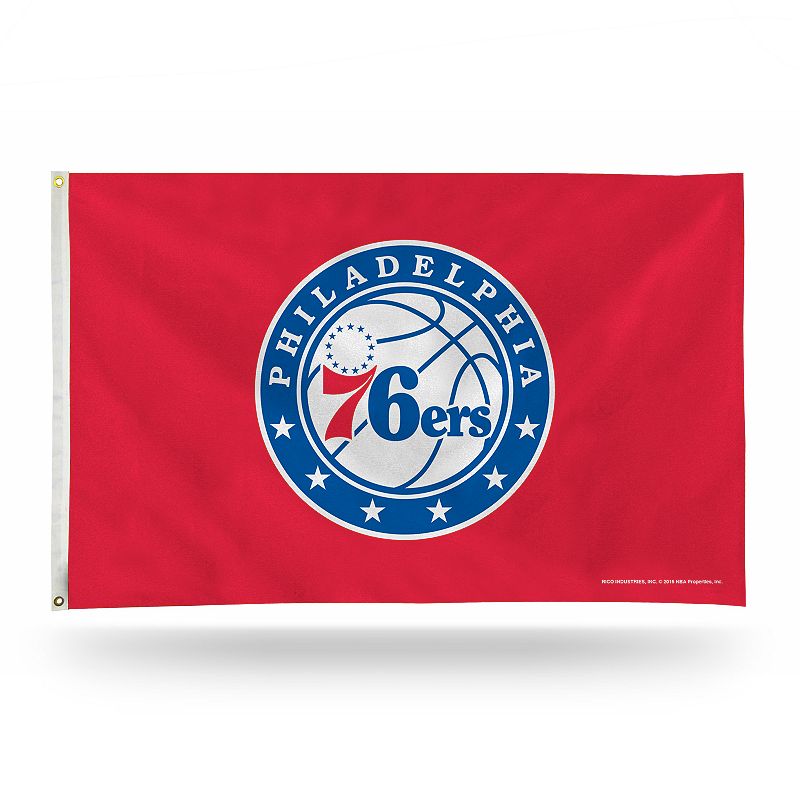 Philadelphia 76ers Banner Flag, Multicolor
