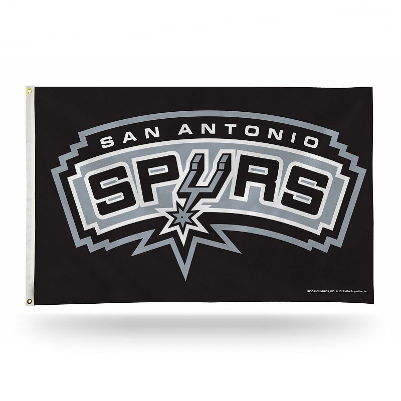 San Antonio Spurs Banner Flag, Multicolor