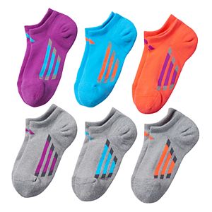 Girls adidas climalite 6-pk. Cushion No-Show Socks