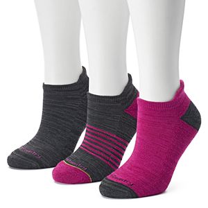 Women's Free Country 3-pk. Wool-Blend No-Show Socks