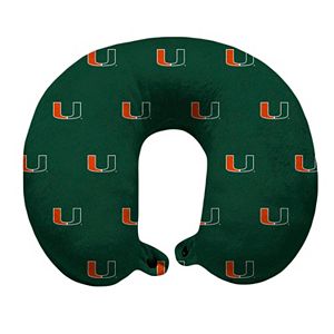 Miami Hurricanes Travel Pillow