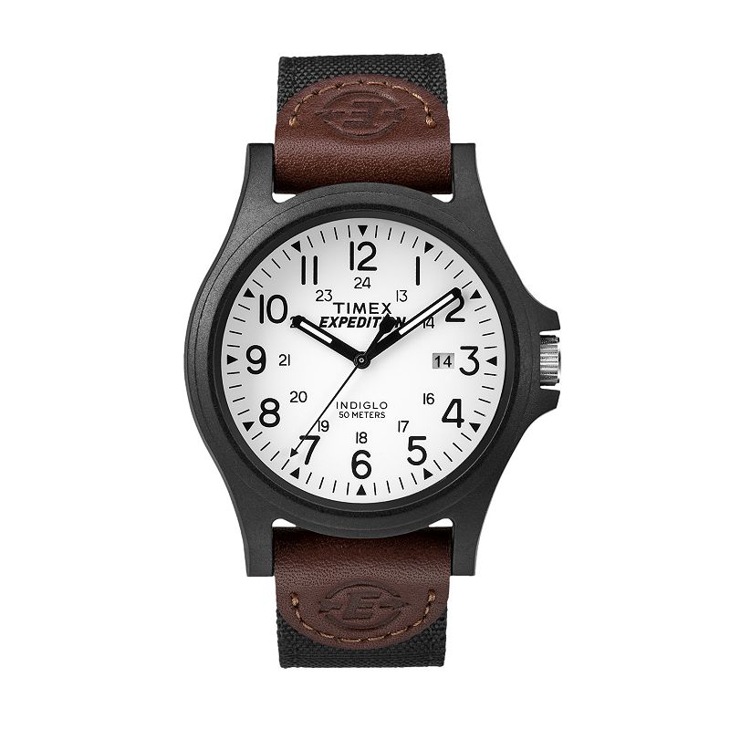 Timex® Men's Expedition Acadia Watch - TW4B08200JT, Size: Large, Brown