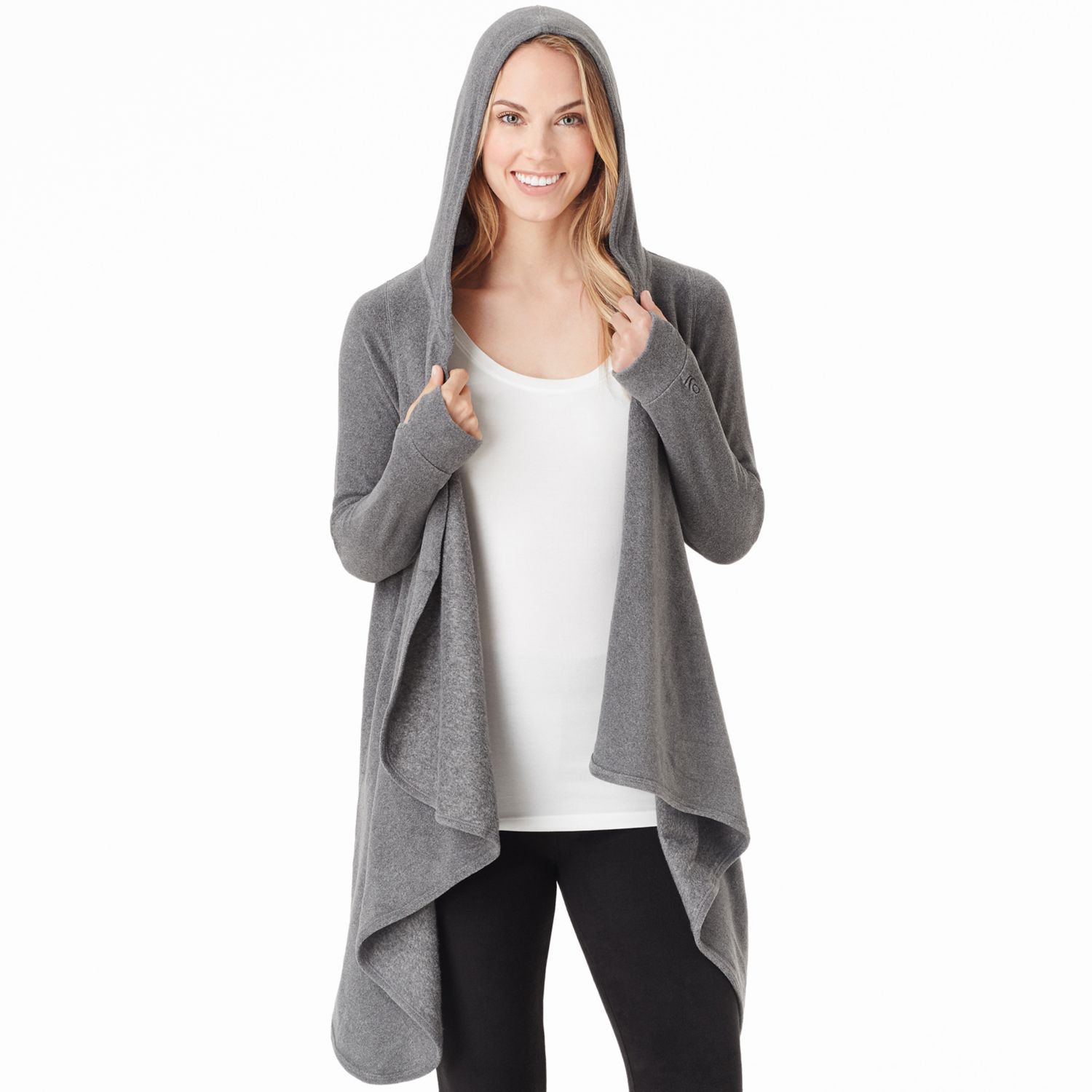 cuddl duds fleece hooded wrap