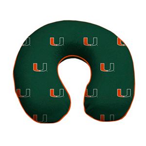 Miami Hurricanes Memory Foam Travel Pillow