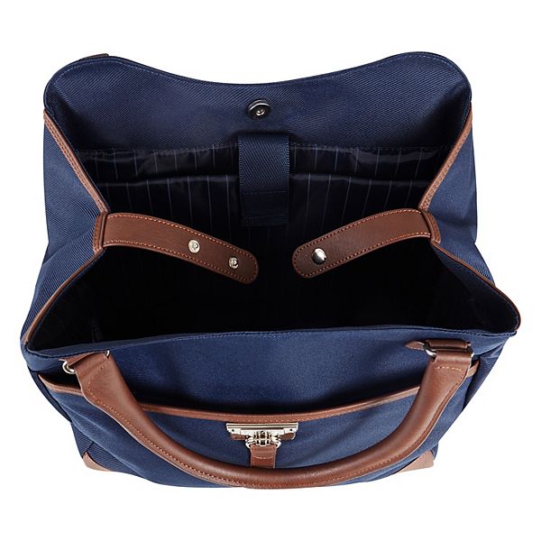 chaps saddle haven luggage navy floral