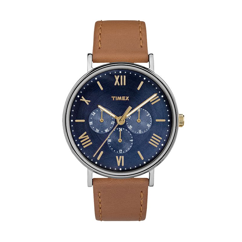 Timex® Men's Southview Leather Watch - TW2R29100JT, Size: 41 MM