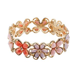 Dana Buchman Flower Stretch Bracelet