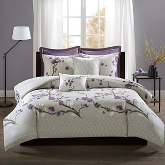 Madison Park 7 pc Isabella Cotton Duvet Cover Set