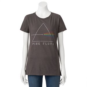 Juniors' Pink Floyd Refracting Prism Graphic Tee