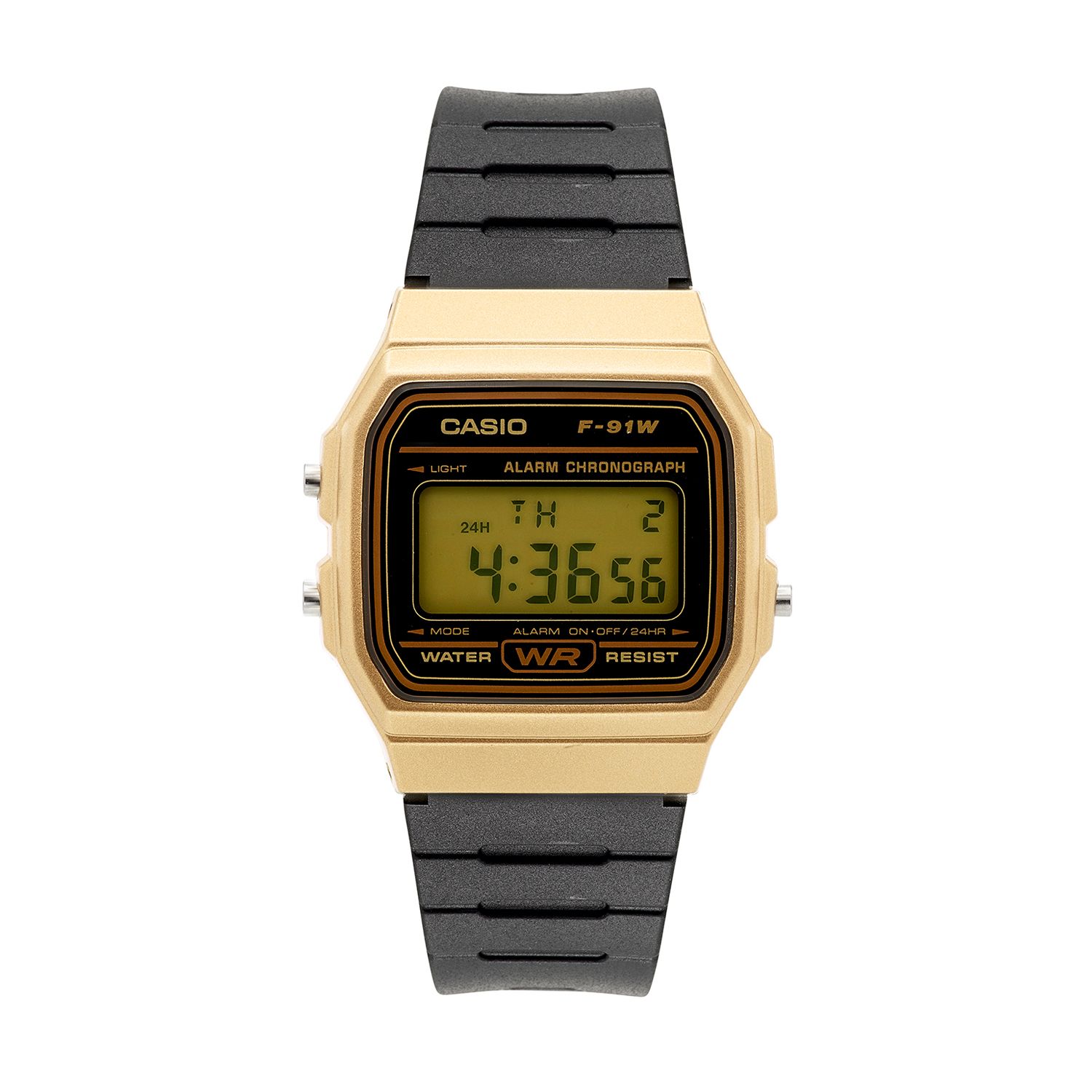 retro gold casio watch men's