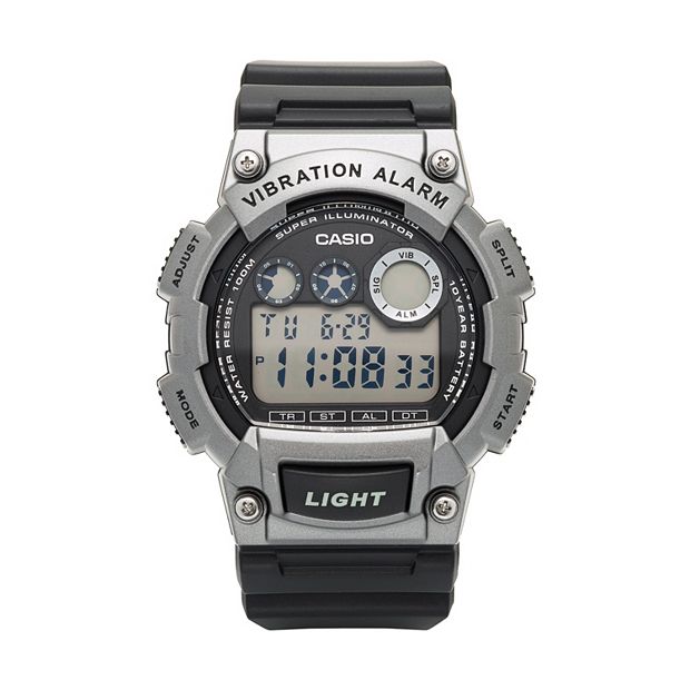 Casio men's vibration alarm watch sale