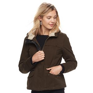 Juniors' Sebby Fleece-Lined Hooded Jacket