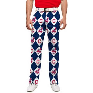 Men's Loudmouth Cleveland Indians Argyle Pants