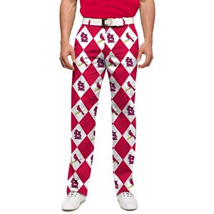 Men's Loudmouth St. Louis Cardinals Argyle Pants