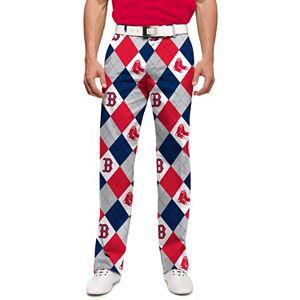 Men's Loudmouth Boston Red Sox Argyle Pants