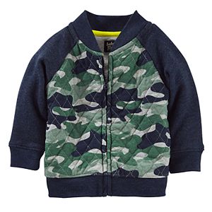 Baby Boy OshKosh B'gosh® Jersey Camo Bomber Jacket
