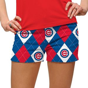 Women's Loudmouth Chicago Cubs Argyle Shorts