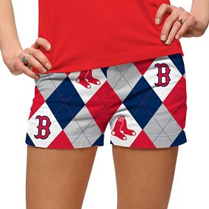 Women's Loudmouth Boston Red Sox Argyle Shorts