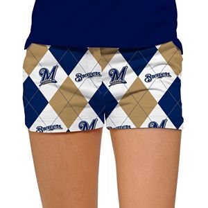 Women's Loudmouth Milwaukee Brewers Argyle Shorts