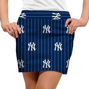 Women's Loudmouth New York Yankees Golf Pinstripe Skort