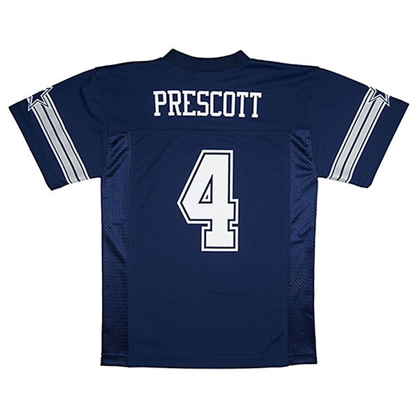 Men's Nike Dak Prescott Navy Dallas Cowboys Game Team Jersey