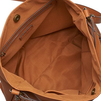 Sonoma Goods For Life® Sondra Dual Zip Hobo Bag